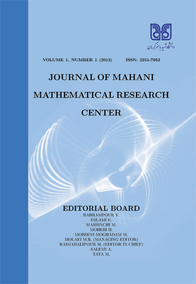 The Journal of Mahani Mathematical Research Center